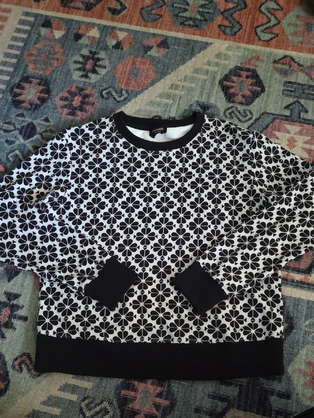 Kate Spade Xs Spade Flower Sweatshirt